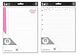 me & my BIG ideas the Happy Planner Bundle: Medium/Classic Fill Paper Neon Forever Busy and Foil Happy Notes (Set of 2)