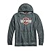 HARLEY-DAVIDSON Official Men's Genuine Classics Pullover Hoodie, Grey