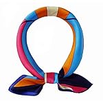 100% Small Square Pure Mulberry Silk Scarf -21'' x 21''- Breathable Lightweight Neckerchief -Digital Printed Headscarf 100% Small Square Pure Mulberry Silk Scarf -21'' x 21''- Breathable Lightweight Neckerchief -Digital Printed Headscarf