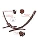 Lazy Daze Hammocks 14 FT Outdoor Arc Wood Hammock Stand, 2 Person Russian Pine Hardwood Hammock Stand with Hooks and Chains, for Home Patio Garden Yard Picnic Camp, 450lb Capacity