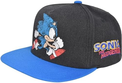 Concept One Sonic The Hedgehog Baseball Cap, Kids Adjustable