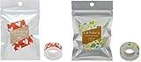 KING JIM Heart and Smile, set of two, coharu masking tape; for label printer TEPRA Lite