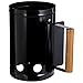 WolfWise Black Portable Barbeque Chimney Charcoal Starter Fire Starter