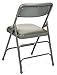 XL Series Vinyl Folding Card Table and Chair Set (5pc) - Comfortable Padded Upholstery for Easy Cleaning - Fold Away Design, Quick Storage and Portability, Premium Quality (Grey)