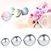 Fiery Youth DIY Metal Bath Bomb Mold with 3 Size 4 Set 8 Pieces ✮ Relaxation and Save Your Money ✮ Mix Your Own Recipes ✮ Easy to Make Perfect Bath Bomb for Gift(With Instructions)