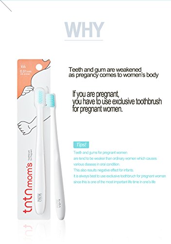 tntn mom's ultra-fine grain toothbrush for pregnant with clean oral health care gbsa