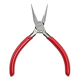 Whizzotech Long Nose Pliers Chromium Vanadium Steel with Mini Wire Cutting Tool 4-1/2 Inch