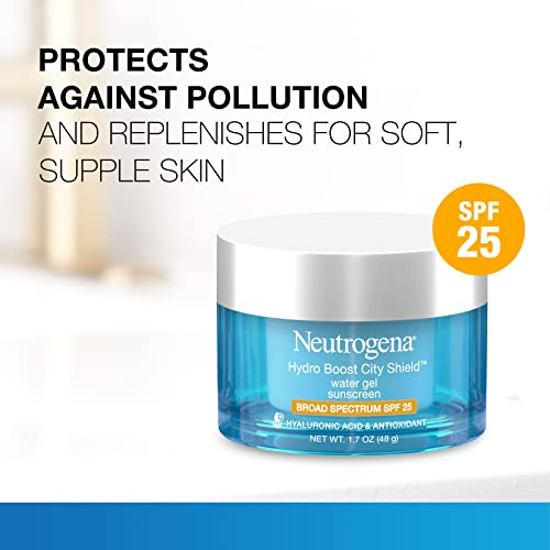 Neutrogena Hydro Boost Face Moisturizer with SPF 25, Hydrating Facial