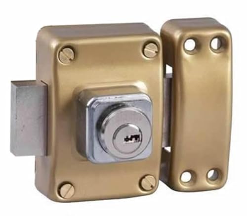 Bricard 1957 Alpha 2 Entry Cylinder Lock 45 mm Diameter 22 mm Gold