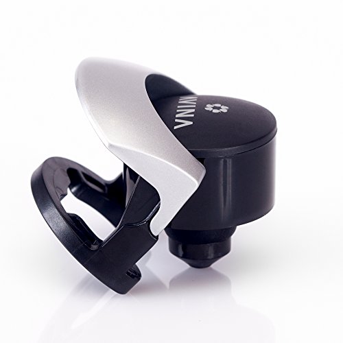 Click Here to See More Images Wine Stopper - No More Spills Push and Lock Resealable Bottle Stopper Seals Open Wine For Safe Sideways Storage – Ideal Gift for Wine Lovers