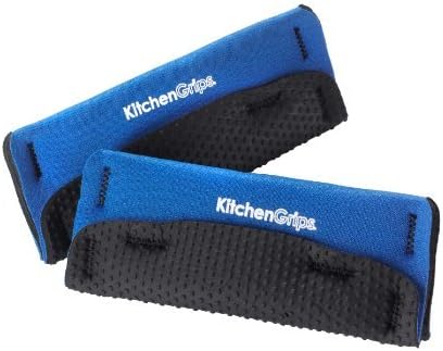 Kitchen Grips 2-Piece Loop Handle Holders, Black/Blueberry by Kitchen Grips Inc