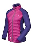 Little Donkey Andy Women's Insulated Jacket, Thermal Hiking Hybrid Jacket, Lightweight, Warm and Breathable