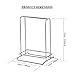Hanger Stacker Clothes Hanger Organizer Rack Sturdy Stainless Steel Clothes Caddy Storage Holder Stacker for Closet & Room Tidier Laundry Rooms Drying Rack