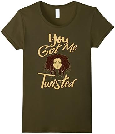 Women's You Got Me Twisted T-Shirt XL Olive