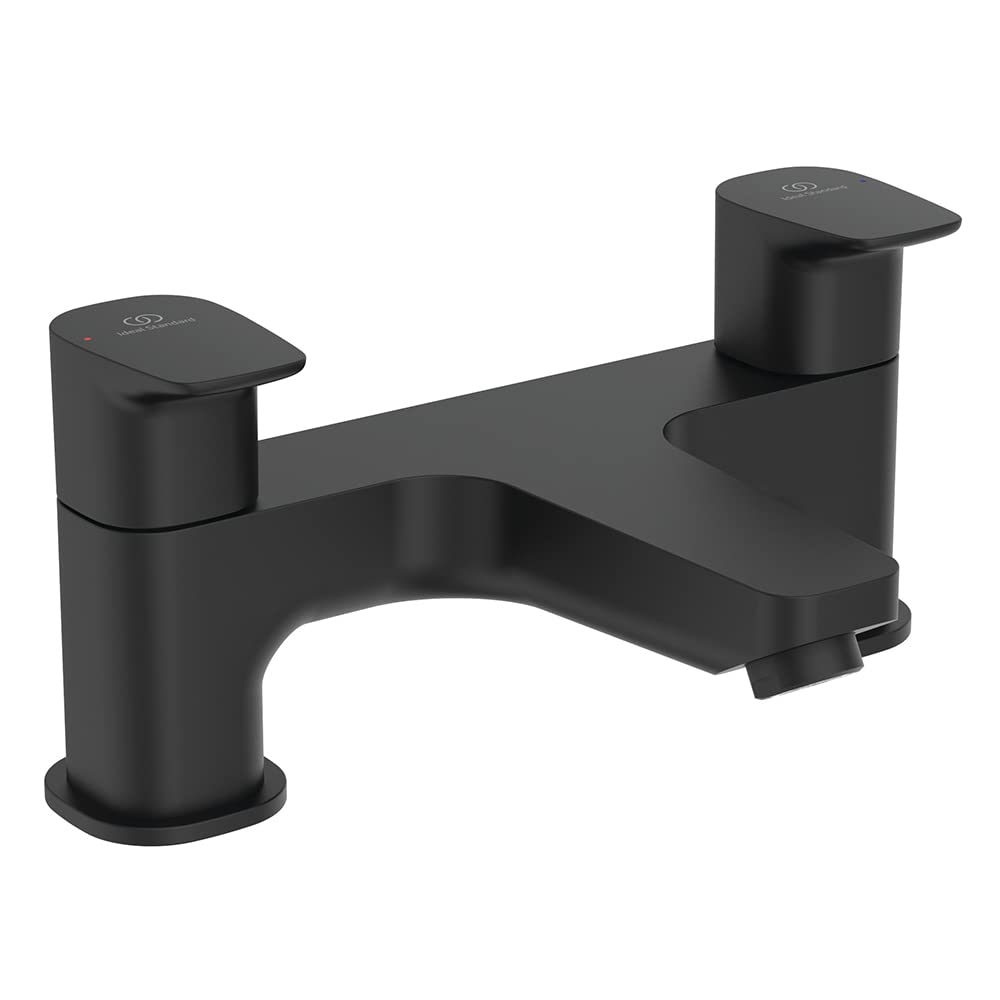Ideal Standard Ceraplan Dual Control Bath Filler, BD264XG, Silk Black — image 1