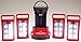 Coleman 2000024041 Quad LED Lantern Special Edition Ultra Bright 190 Lumens, Red
