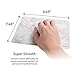 Insten Shiny Marble Mouse Pad - White/Rose Gold Marble, Premium Ultra Slim Hard Plastic, Silky Smooth & Super Light w/Anti Slip Backing, Rectangle Mat for Desktops, PC & Laptops - 9.45