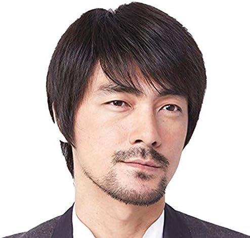 ウィッグ メンズ 人気 かつら 男性 フルウィッグ ミディアム 黒 中高年 お年寄り用 自然 原宿 短い 人毛かつら 医療用ウィッグ 通気性抜群