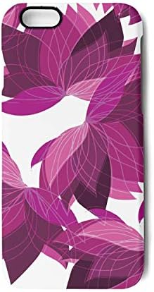YUEch iPhone 6 Case iPhone 6S Case Pink Beautiful Lotus Petals TPU Shock-Absorption & Skid-Proof Anti-Scratch Phone Case Compatible with iPhone 6 / iPhone 6S