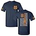 Patriot Apparel US Coast Guard USCG U.S. Armed Forces T-Shirt Tee (Large, Navy)