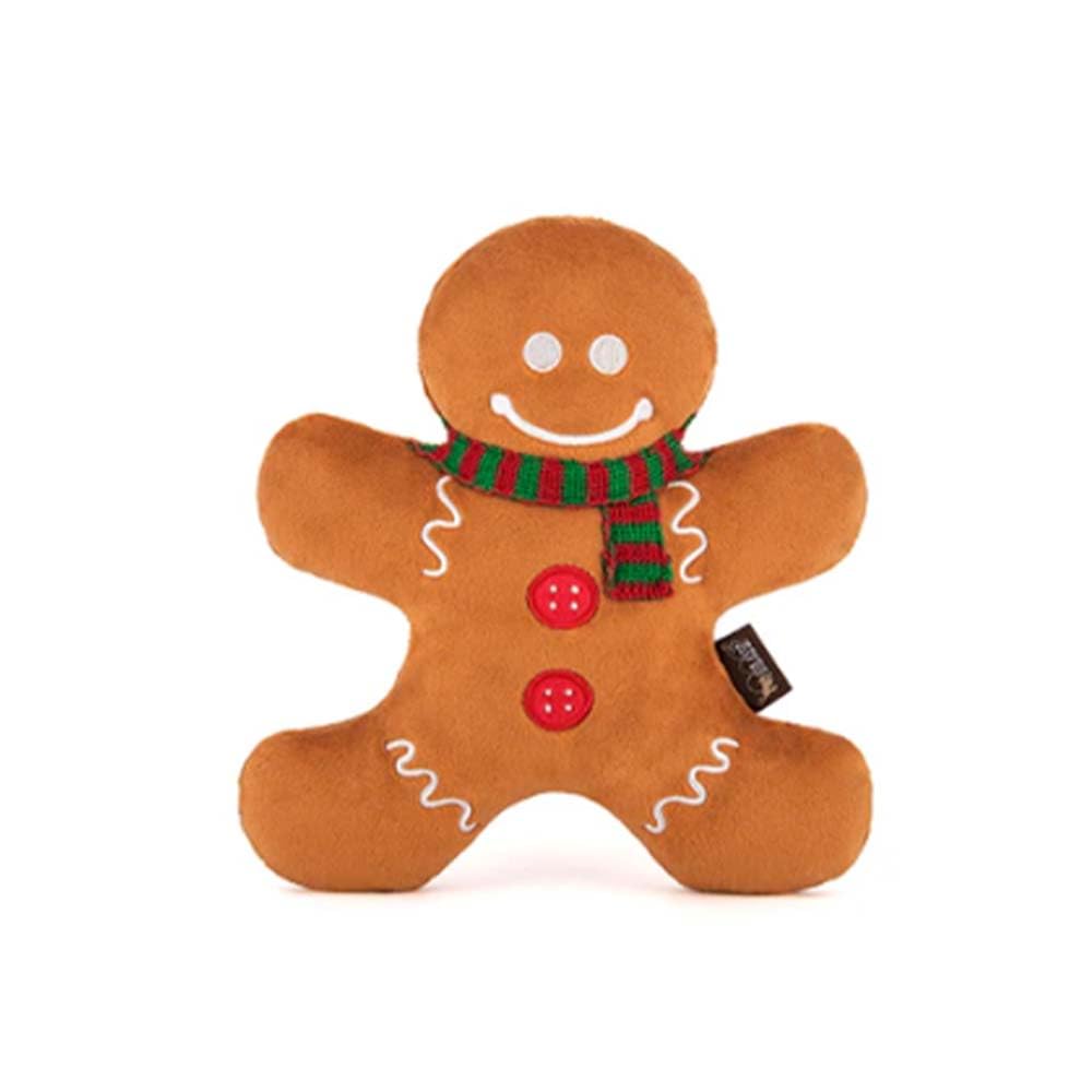 P.L.A.Y. Pet Lifestyle and You - PLÜSCH SPIELZEUG FÜR HUNDE UND KATZEN - Gingerbread Man/Lebkuchenmann