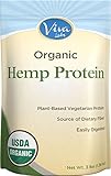 Viva Labs - 15g Organic Hemp Protein Powder, Cold-Milled for Higher Absorption, 3 LB Bag