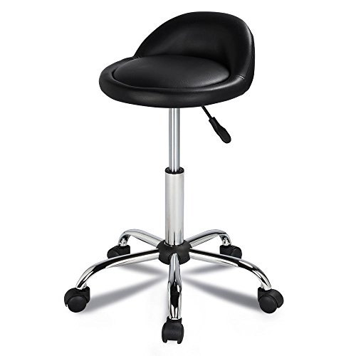 Rolling Hydraulic Bar Hair Spa Chair Pedicure Manicure Nail Technician Facial Tattoo Artist Beauty Salon Stool