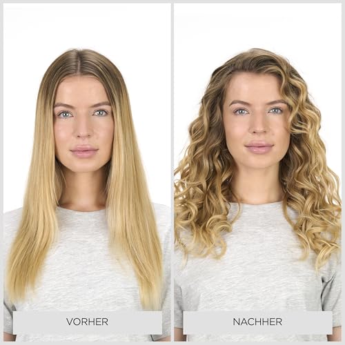 19mm Lockenstab – Satin Touch Beschichtung, 10 Heizstufen, professionelles Styling-Tool für definierte Locken, Schwarz & Pink, C319E