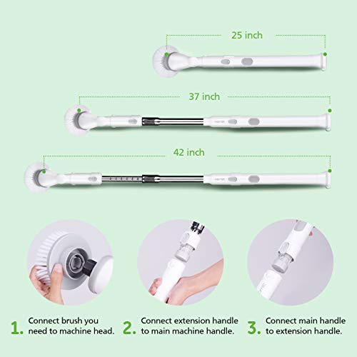 5 Homitt+Electric+Scrubber+Replaceable+Extension