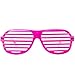 Fun Central (AU110, 24Pcs, Assorted Plastic Slotted Shades, Novelty Toys, Party Sunglasses, Party Shades, Bulk Party Sunglasses, Fun Sunglasses, Eyewear for Birthdays, Concerts and Festivals