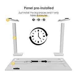 STARY Electric Whole Board Standing Desk Adjustable