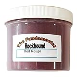 Fundamental Rockhound Products: 4 oz Red Rouge polishing Powder for Obsidian, Brass, Coins
