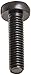Steel Pan Head Machine Screw, Black Oxide Finish, Meets DIN 7985, #3 Phillips Drive, M6-1 Thread Size, 10 mm Length, Fully Threaded, Import (Pack of 50)