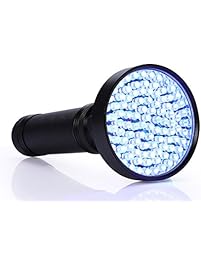 Bonve Pet UV Black Flashlight, 100 LED Pet Urine Detector with UV Sunglasses Professional Detector for Dogs Pets Urine Carpet Stains, Scorpions, Bed Bugs
