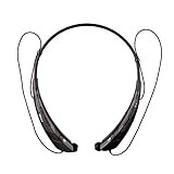Bluetooth Headset,yikuer® S760 Wireless Bluetooth 4.0 Music Stereo Universal Headset Headphone Vibration Neckband Style for Cellphone for Iphone Ipad Samsung Lg (Black) (BLACK)