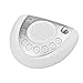 White Noise Machine, Sleep Relax Sound Machine with 8 Soothing Nature Sounds,Ocean,Wave,Rain,Forest Sound,3 Auto-Off Timer Option,Battery or Adapter Operated-Silver¡­