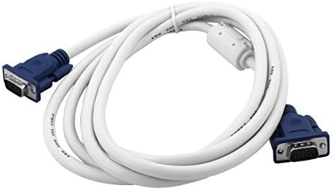 Edealmax Pc De Bureau Ecran D Ordinateur Vga Male A Male Cable D Extension A Long 10ft Bleu Blanc Amazon Ca Electronics