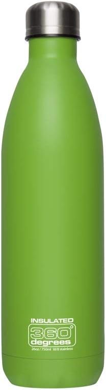 360 degrees - Soda Insulated 750ml - Thermosfles - Groen - Drinkfles - Gesoleerd
