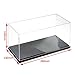 261313cm Clear Acrylic Perspex Display Stand Box Case Plastic Base Dustproof