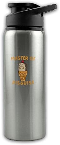 Hedgehogs Ice Cream Master Of Desguise Stainless Steel Mountain Layer Sports Water Kettle With Wide Mouth 24 Oz