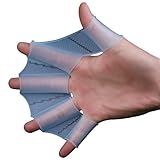 Webetop Kids Eco-friendly Soft Silicone Webbed Swim Gloves Flippers Gear Hand Paddles for Swimming,Surfing,Diving,Water Exercise-Increased Water Resistance,Strengthen and Tone Muscles