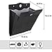 Syntus LED Car Trash Can Waterproof Garbage Bag Artificial Leather Storage Pocket Leak Proof Reusable Back Seat Hanging Auto Garbage Can Suspended Folding Magnetic Adsorption (Black)