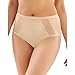 Bali Women's Shapewear Sheer Sleek Desire Brief, Champaign Shimmer, Large