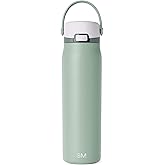 Simple Modern Mesa Sport Water Bottle with Covered Chug Lid | 30oz Cup Holder Friendly Insulated Stainless Steel Bottle for Gym, Sports and Travel | Willow