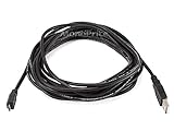 Monoprice 15ft Micro USB/Micro-B 2.0 A Male to 5pin Male 28/28AWG Cable Compatible with Samsung Galaxy, Note, Android, LG, HTC One,Nexus, Tablets and More!