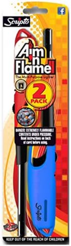 BGM9-2/12OS-W 2PK Aim Flame Lighter