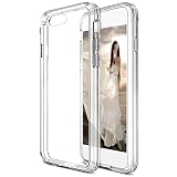 Ailun Phone Case Compatible with iPhone 8 iPhone 7 Solid Acrylic Back Reinforced Soft TPU Frame Ultra Clear Slim Shock Absorption Bumper Anti Scratch Back Cover Clear