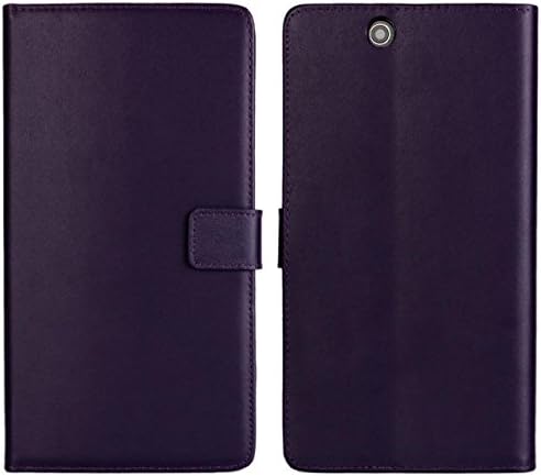 PIZU Leather Case Flip Cover for Sony Xperia Z Ultra XL39h C6802 C6806 C6833/Purple
