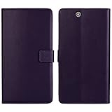 PIZU Leather Case Flip Cover for Sony Xperia Z Ultra XL39h C6802 C6806 C6833/Purple