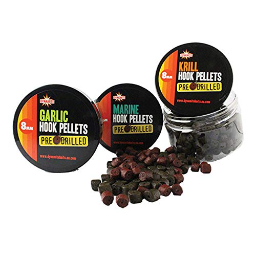 Dynamite Baits Pre Drilled Pellets Garlic Hook 8 mm
